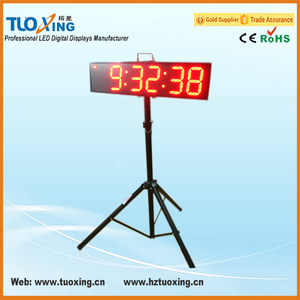8 pollici 6 cifre LED sport Timer digitale con Display della temperatura portatile impermeabile elettronico Timer telecomando - Product Image 6