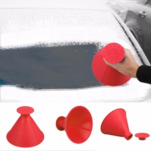 Auto Car Magic <span class=keywords><strong>Window</strong></span> Kính Chắn Gió Xe Ice <span class=keywords><strong>Scraper</strong></span> Hình Phễu Tuyết Remover Deicer Cone Deicing Tool Cạo Một Vòng Thả - Product Image 2
