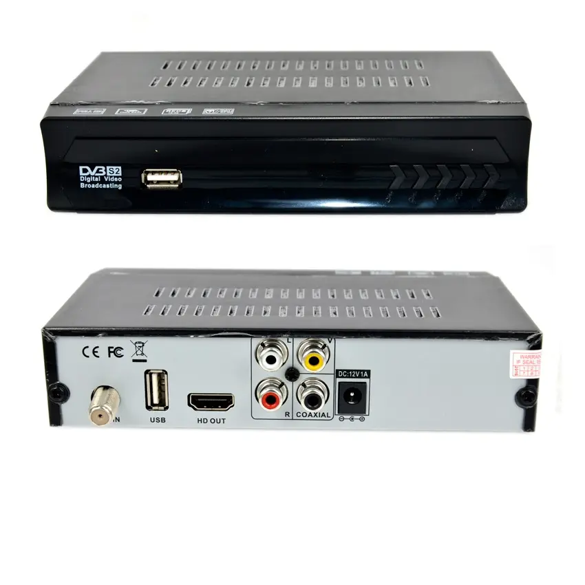 Récepteur de télévision par satellite HD DVB-S2 1080P Support USB Wifi Set Top Box