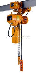 120 Volt 1 1.5 2 3 5 Ton Electric <strong>Chain</strong> <strong>Host</strong> Construction Hoist Trolley Type/ Fixed Type Pendant Control/remote Control Yuantai - Product Image 5