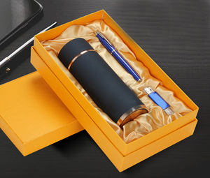 定制Logo真空杯笔u盘礼品套装保险营销类企业圣诞礼品 - Product Image 4