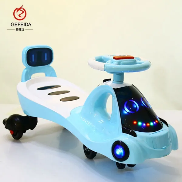 GFD china wholesale led light music kids slide ride on toy car