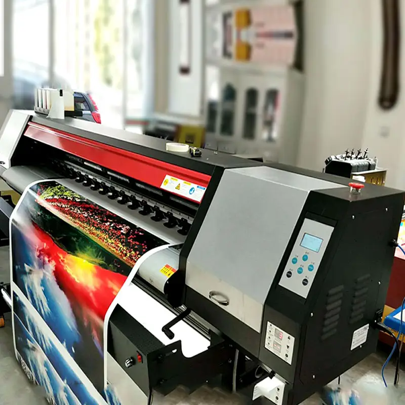 Máquina de impresión de Banner flexible, impresora de inyección de tinta de gran formato, plóter