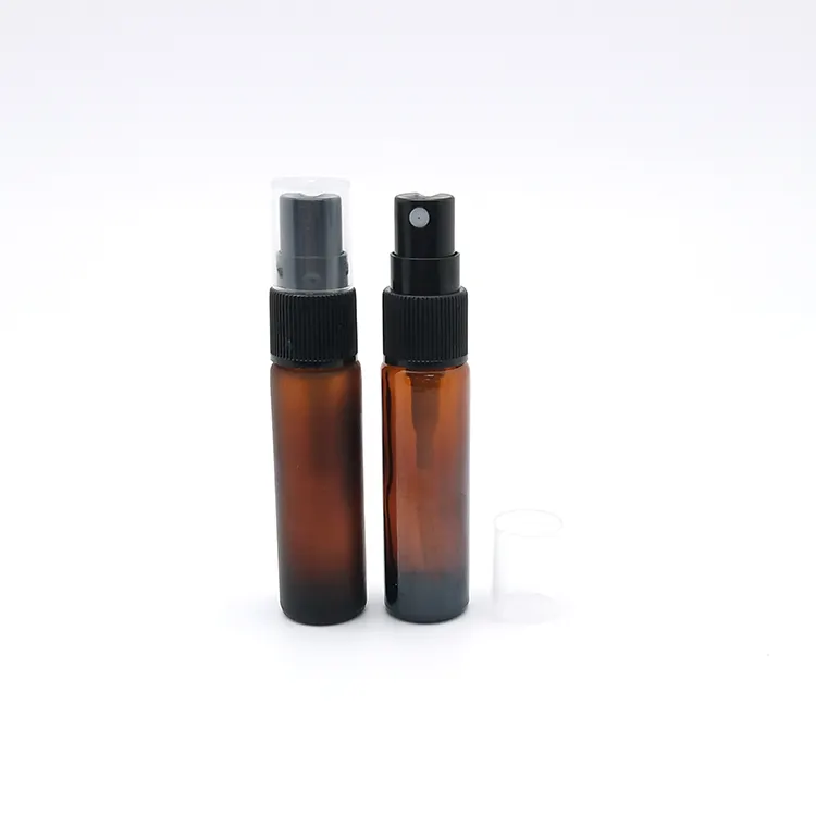 10Ml Matt Shine Amber Cosmetische Glas Etherische Olie Spray Roll Op Fles Te Koop