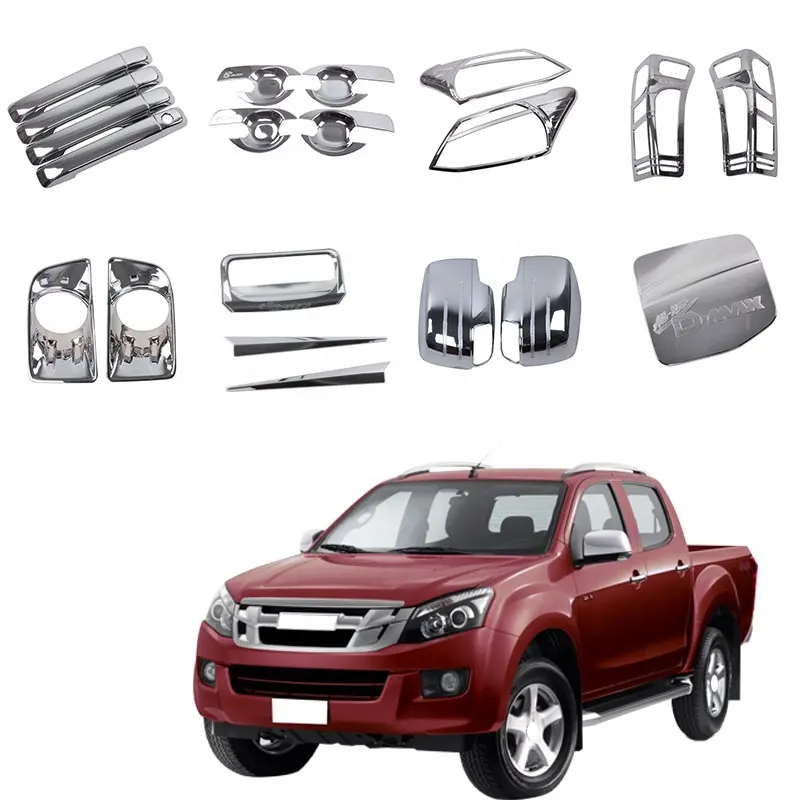 Accessori per auto ABS accessori decorativi chrome kit carrozzeria kit per D-MAX dmax 2012