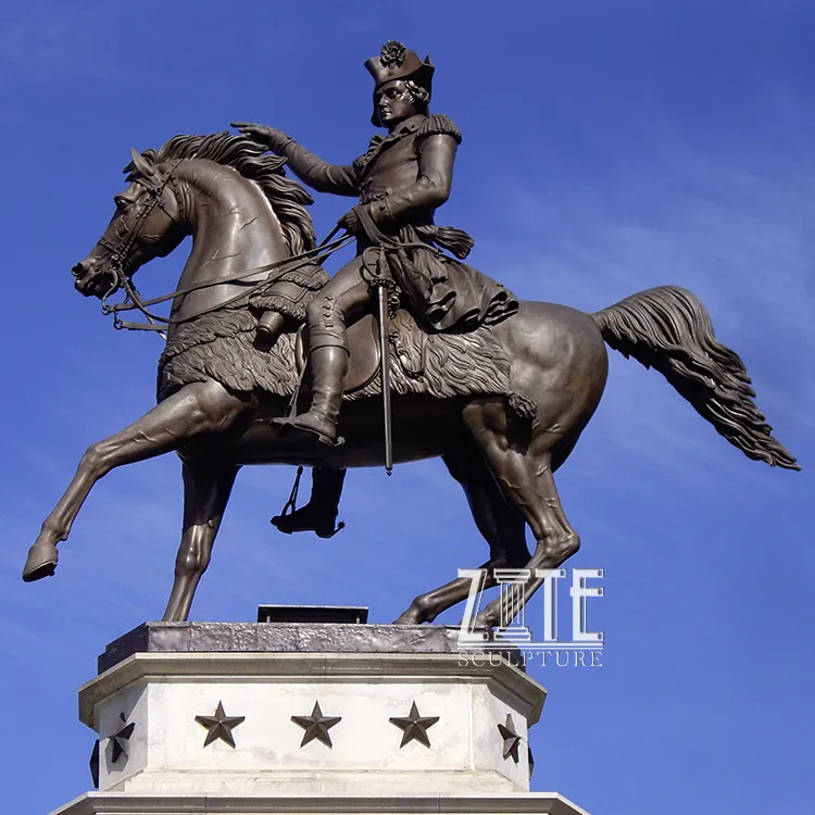 شعبية الزنجار الرقم بالحجم تمثال برونز نابليون ركوب على تمثال حصان