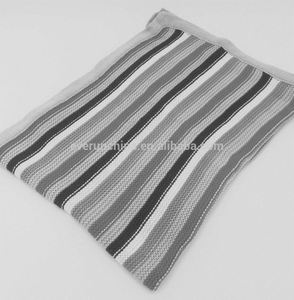 Ma Thuật Màu Xanh Lá Cây Xách Tay Mặc 100% Cotton Đồng Bằng Đan Handmade Crochet Cạnh Mô Hình Em Bé Chăn - Product Image 3