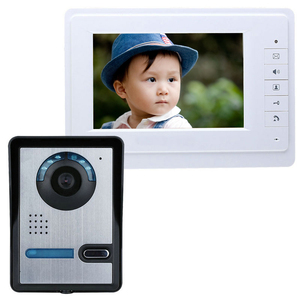 Stylish Salable Goods 7&quot; Wired Video <strong>Intercom</strong> Doorbell <strong>System</strong> With 1 Waterproof Door Bell <strong>Camera</strong> 1 <strong>Monitor</strong> - Product Image 1