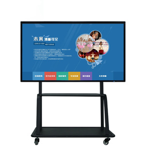 UHD 100-Zoll-LED-LCD-Display-Kiosk Touchscreen elektronisches interaktives Whiteboard mit eingebettetem Android Win10/11 PC OEM/ODM - Product Image 2