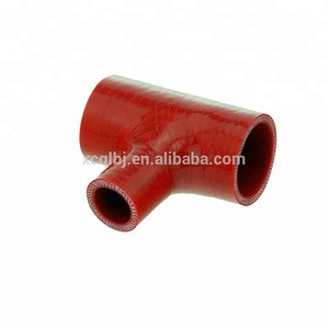 Customized Different Sizes T Shape Flexible Radiator Hose Silicone <strong>Rubber</strong> Tube