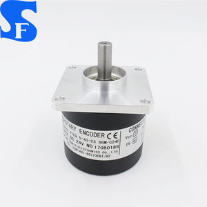 Voll welle mit 58mm Außen durchmesser und CNC-maschinen kompatiblem Drehgeber mit Flansch in 6mm, 8mm, <span class=keywords><strong>10mm</strong></span>