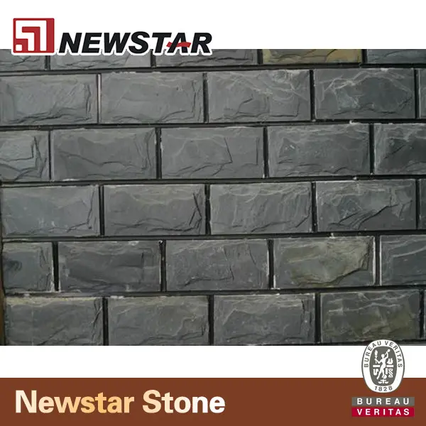 Грибовидный камень, темно-серый шифер для наружной облицовки стен