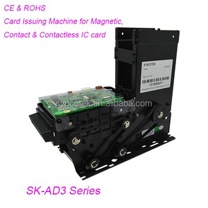 Mở rộng <span class=keywords><strong>Stacker</strong></span> RS232 kiosk RFID IC thẻ thông minh <span class=keywords><strong>Dispenser</strong></span> với Reader - Product Image 3