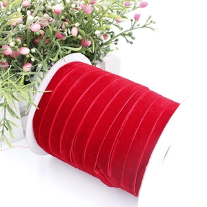 服装辅料批发3毫米-50毫米单面弹力尼龙天鹅绒丝带 - Product Image 2