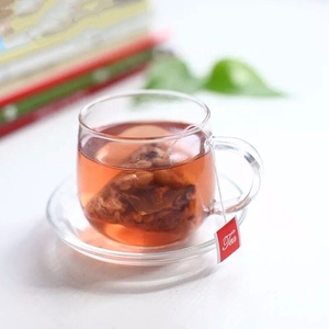 Bolsa de té de pirámide triangular de nailon vacía Popular de alta calidad con cuerda y etiqueta - Product Image 6