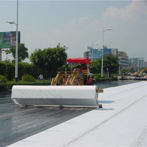 Tela de geotextil PET de poliéster de filamento no tejido de suministro de fábrica