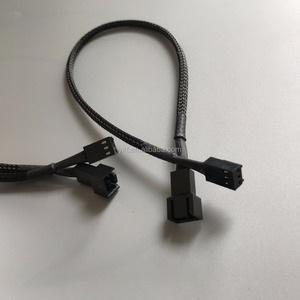 Computer CPU Lüfter Gehäuse Lüfter 3Pin Strom verlängerung kabel 3-poliges Adapter kabel Netzwerk schwarz