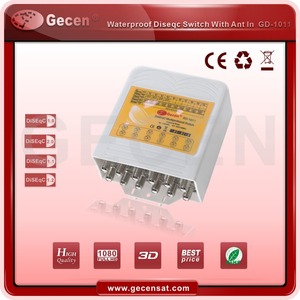 Gecen 10X1กันน้ำDiseqc SwitchรองรับDiseqc 1.1 ANTอินพุตรุ่นGD-1011 - Product Image 2