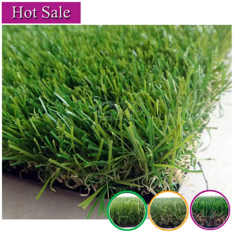 Ландшафтная синтетическая трава 40 мм для украшения дома