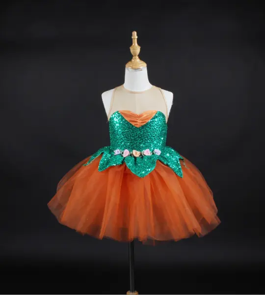 Vestido de ballet de Hada de las flores para niños, Ropa de baile de alta calidad, disfraz de actuación en escenario