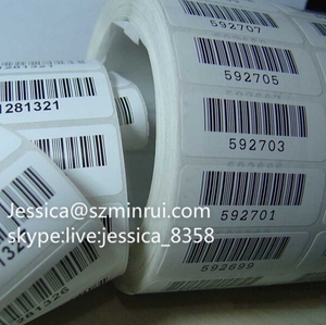 Etiquetas de código de barras adhesivas destructibles, etiquetas de código QR - Product Image 6