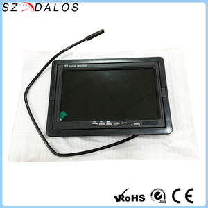 Universal 7&quot; Inch HD LCD Car Monitor Camera Color TFT for Rear View <strong>Mirror</strong> 2 AV Input <strong>Reverse</strong> Backup Parking VCR DVD Player - Product Image 4
