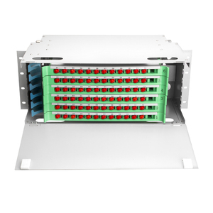 Preço de fábrica 12 24 48 72 96 Quadro De Distribuição De Fibra Óptica ODF 144 Portas Full-load
