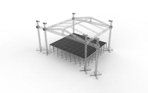 <strong>Durable</strong> Outdoor Concert Curved Roof Stage <strong>Truss</strong> Factory Price - Product Image 4