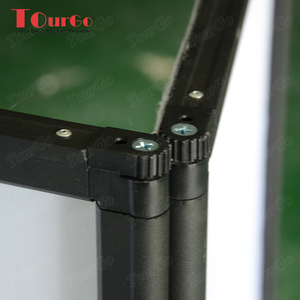 TourGo DJ olay cephe ışıkları + alüminyum çerçeve kabin + seyahat çantası + beyaz bez - Product Image 4