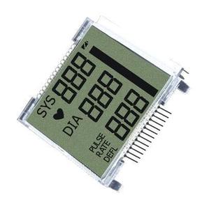 Monochromes LCD-Display 7 Segment 4-stelliges alpha numerisches LCD mit wasserdichtem Anschluss 18 PIN - Product Image 3