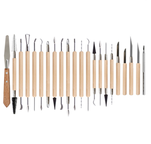 Bview אמנות מקצועי אמנות אמנות 30 Pcs קרמיקה חימר כלים ערכת פיסול חרס כלים סט עבור אמן