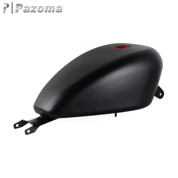 Tanque de gasolina EFI de 3,3 galones para motocicleta, tanque de combustible negro para Harley Sportster XL1200 XL883 SuperLow Iron 883 Custom 72 48 2007-2021