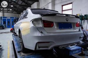 KM עבור 2013-עד F30 F35 כוונון M3 רחב גוף פגוש גוף ערכות פגושי FRP סיבי זכוכית חומר