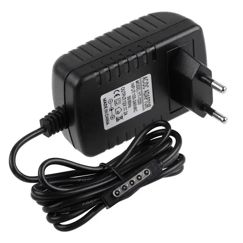 New EU cắm 12V 2A 24W máy tính xách tay AC Adapter sạc cho microsoof t Bề mặt RT Pro rt2 cung cấp điện 12V 2A