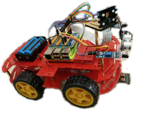 Raspberry PI 3 smart car robot senza fili WiFi controllo video a infrarossi ostacolo evitamento auto senza raspberry