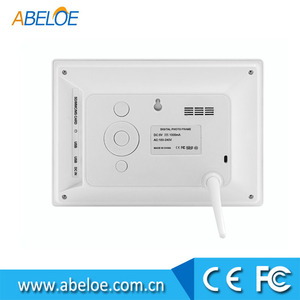Moldura de led para fotos, moldura engraçada para fotos de bebê de 8 polegadas 4:3, moldura <span class=keywords><strong>digital</strong></span> multifuncional
