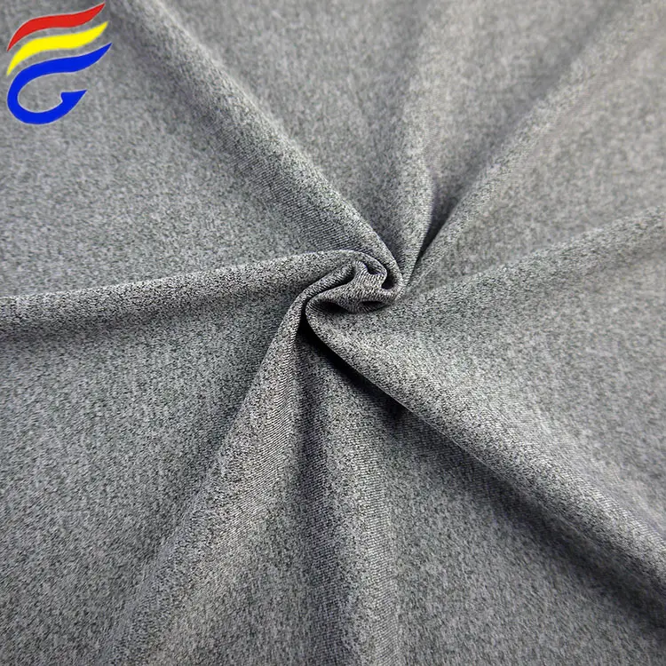 Compre tecido da china fio dyed tricô tecido para roupas fitness