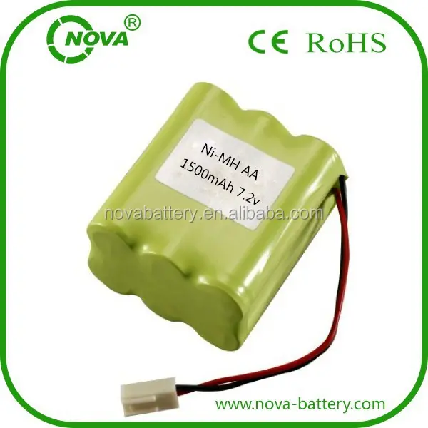 Baterías recargables ni-mh nimh aa 7,2 v 1500mah