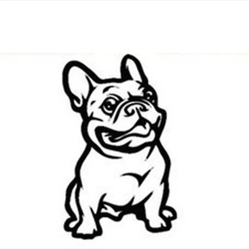 Myway Zelfklevende Voertuig Decoratie Hond Auto Decals Sticker, Carrosserie Sticker Ontwerp