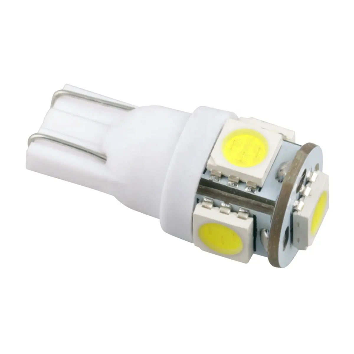 Bombillo LED T10 5SMD 5050 lampadine luci laterali di ricambio per interni 194 lampadine a cuneo W5W per 12V Map Dome Lamp lampadine di cortesia