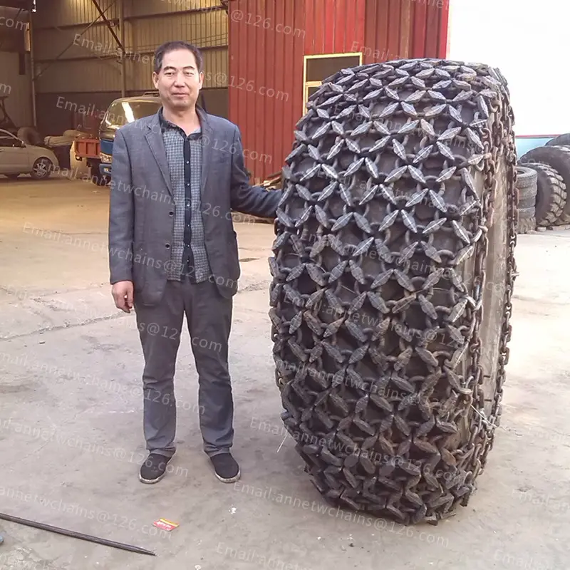 wheel loader tyre protection chains 29.5-25 from China manufacturer