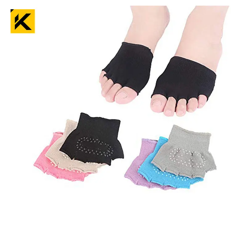 KT1-A570 chaussette d'orteil sans talon demi chaussettes pour les femmes