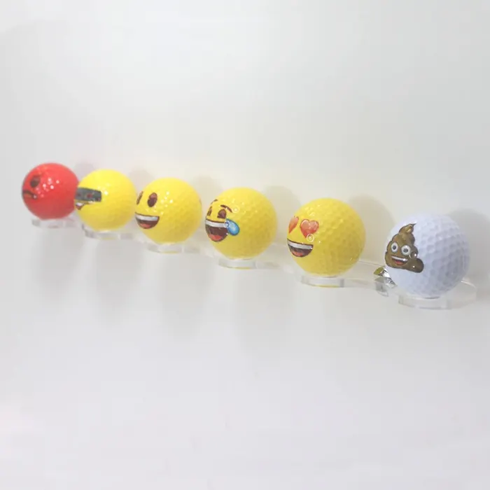 Prateleira de acrílico esportiva, suporte de parede flutuante para bola de acrílico 6 golf ball prateleira exibição de bola acrílica