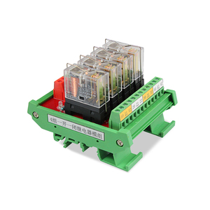4-Kanal-Relaismodul JR-4L1 10A-Steuerplatine 5V 12V 24V SPS-Ausgang SPDT 4-Kanal-Relais - Product Image 1