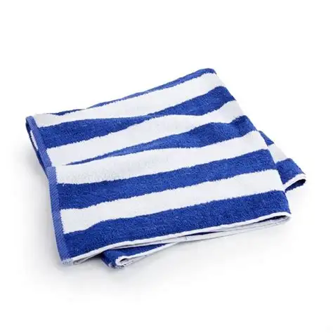 Полотенце для бассейна/Голубое белое полосатое полотенце для бассейна/высококачественное полотенце для бассейна