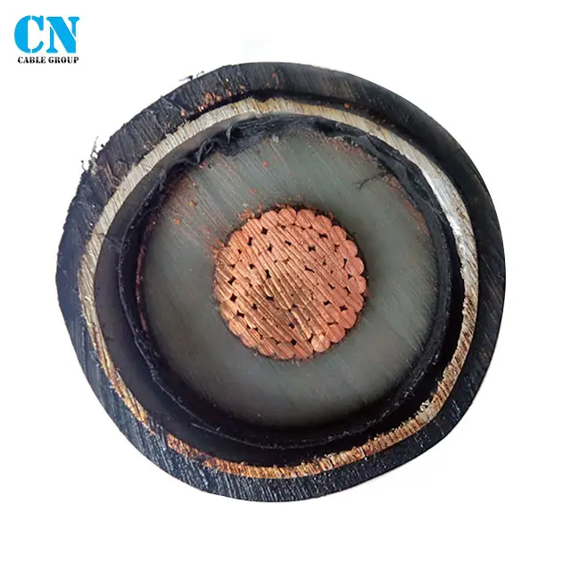 Long term power transmission 110 kv Cu / Al power cable with price