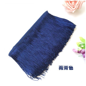 ขายส่ง4นิ้วโพลีเอสเตอร์สาระเดียว Chainette Fringe พู่ตัดสำหรับการตกแต่งชุดเรยอนขอบสำหรับการแต่งกาย - Product Image 5