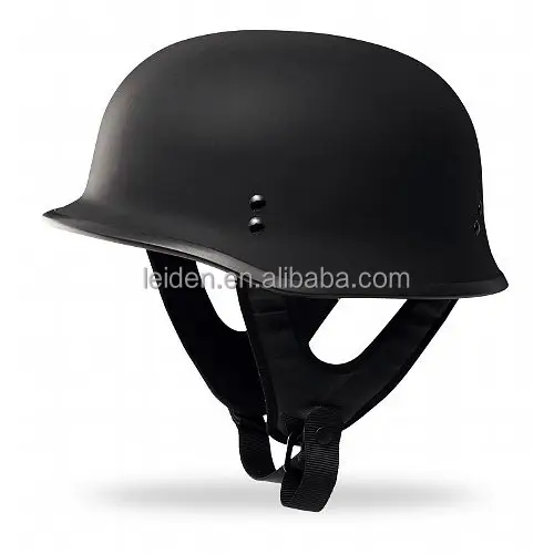 Винтажный шлем немецкий стиль хромированный полулицевой моторный шлем на заказ