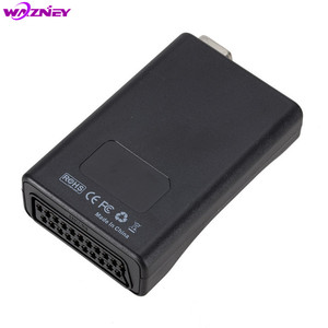 1080P VGA to <strong>SCART</strong> Video Audio Converter Adapter+Remote Control for HD TV DVD Box USB DC Power Cable+VGA Cables - Product Image 5