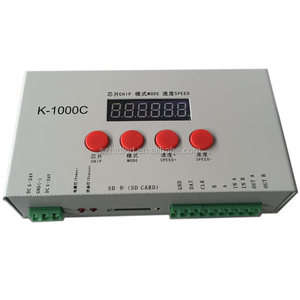 K-1000C (T-1000S Aggiornato) del Controller DMX512 Led Pixel di Controllo del Programma (WS2801,LPD1886,TM1913,TM1914))